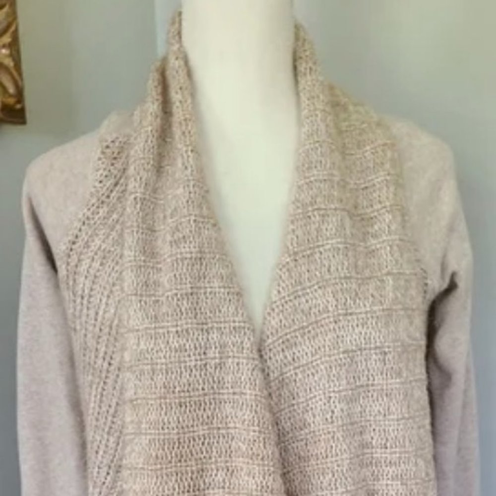 Anthropologie Saturday Sunday Casado Knit Draped Cardigan Size Small